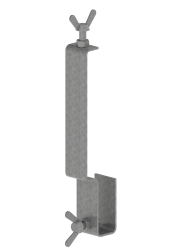 Toe board coupling set (2 pieces) - aluminium - RS TOWER 5