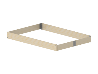 Jeu de plinthes 1.35 x 1.85 m - bois