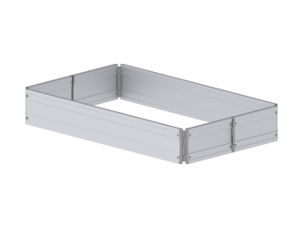 Toe board set 0.65 x 1.20 m - aluminium - MiTOWER