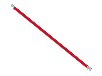 Diagonale - 1.85 m longueur - rouge - RS TOWER 5