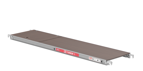 Houten platform 2,45 m met luik RS TOWER 3