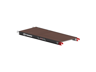 Plataforma de madera - 1.65 m longitud con trampilla - MiTOWER PLUS