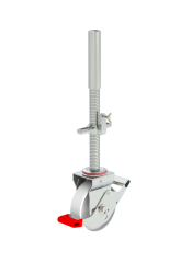 Wielstaander met wiel (1 stuk) - Ø 200 mm - opspindelbaar - RS TOWER 31 & 32