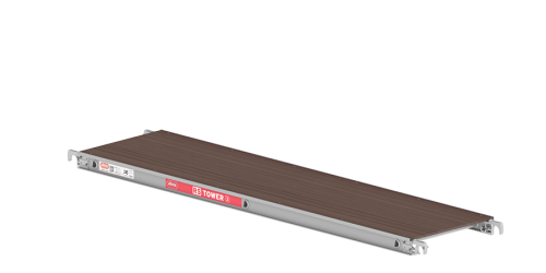 Houten platform - 2.45 m lengte zonder luik - RS TOWER 3