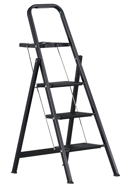 Giant Total Black escalera doméstica - 2 escalones