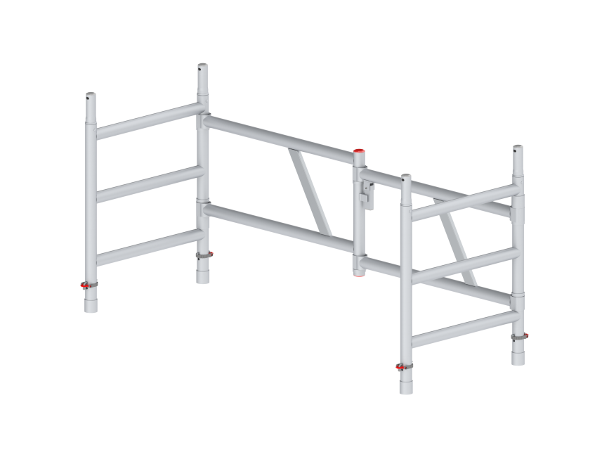 Folding frame - 0.75 m width - 3 rungs - RS TOWER 54