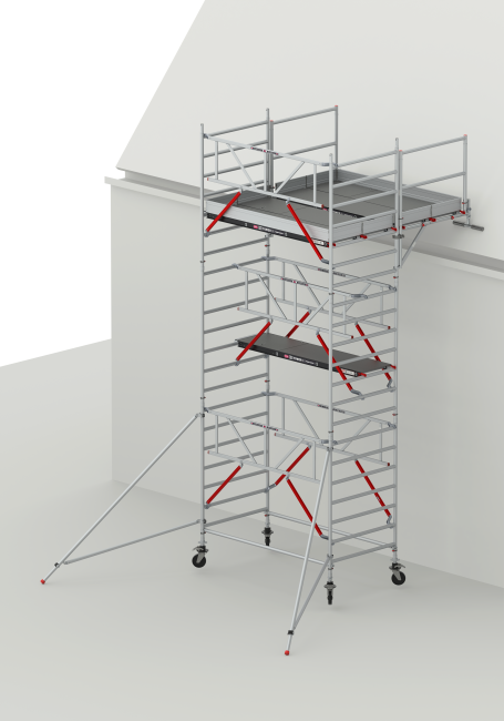 Uitwijkconsole - 1.35 m breed - 2.45 m Fiber-Deck® platform