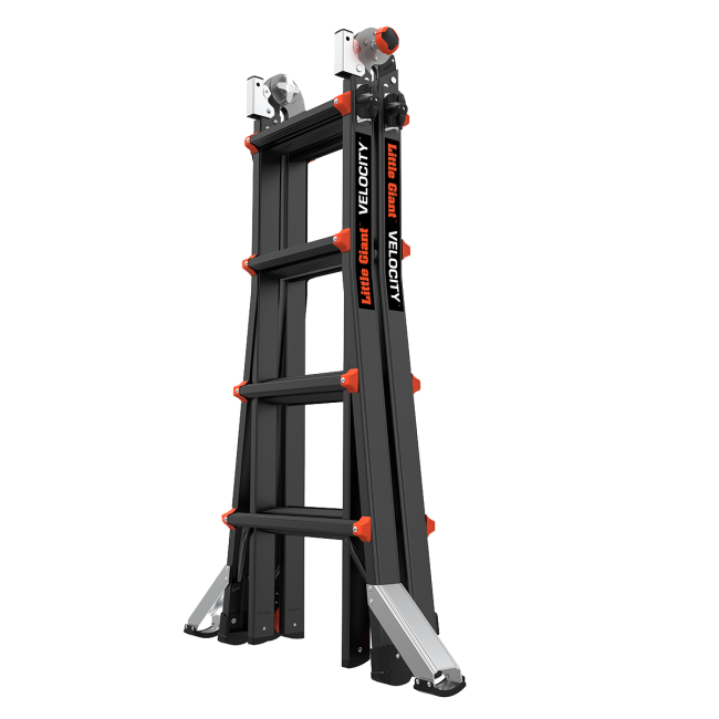 Velocity Black Pro escalera plegable - 4 x 4 peldaños