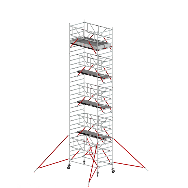 RS TOWER 52-S andamio - 10.20 m altura de trabajo - 1.35 m ancho - 2.45 m Fiber-Deck® plataforma - Safe-Quick®