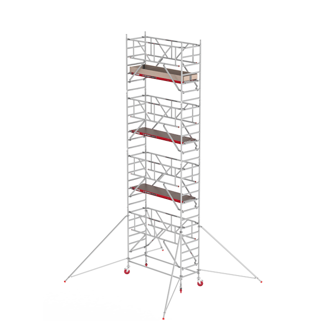 RS TOWER 41 PLUS-S rolsteiger - 9.20 m werkhoogte - 0.90 m breed - 2.45 m houten platform - Safe-Quick®
