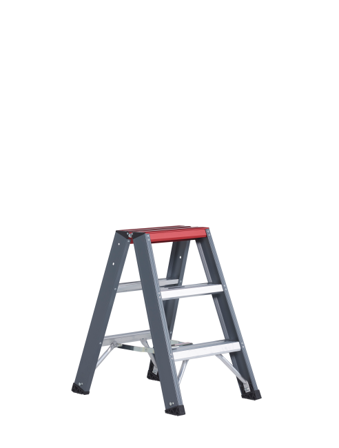 Falco dubbel oploopbare trapladder (FDO) - 3 treden