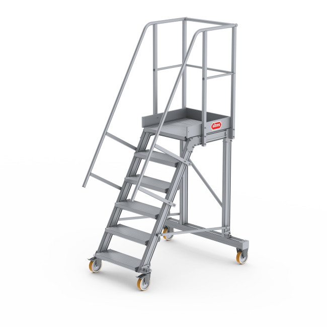 Bordestrap - 60° hellingshoek - 6 treden