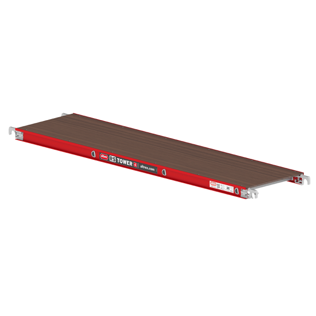 Houten platform - 2.45 m lengte zonder luik - RS TOWER 4