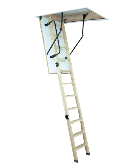 Woodytrex Superieur escalera de altillo - 1.20 x 0.70 m medida de la caja