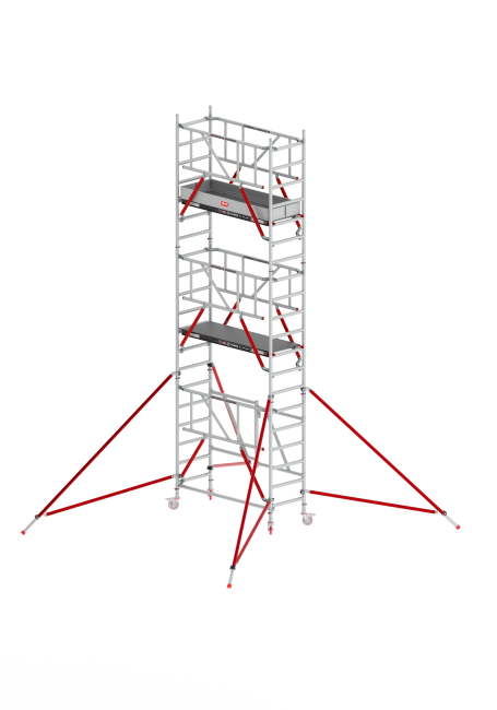 RS TOWER 54-S kamersteiger - 6.80 m werkhoogte - 0.75 m breed - 1.85 m houten platform - Safe-Quick®
