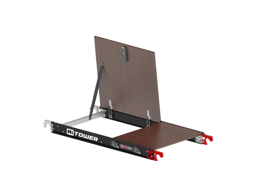 Wooden platform - 1.20 m length with hatch - MiTOWER