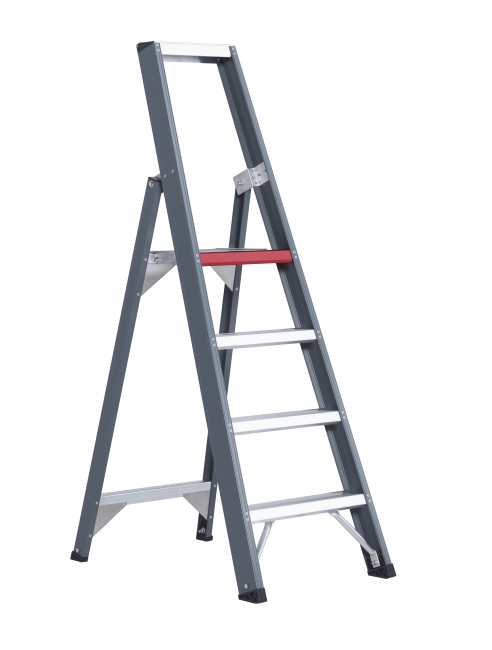 Falco enkel oploopbare trapladder (FEO) - 4 treden