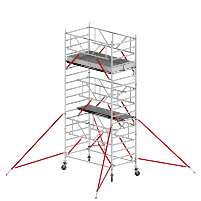 RS TOWER 52-S andamio - 6.20 m altura de trabajo - 1.35 m ancho - 2.45 m Fiber-Deck® plataforma - Safe-Quick®