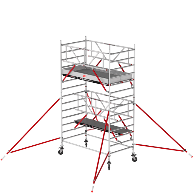 RS TOWER 52-S andamio - 5.20 m altura de trabajo - 1.35 m ancho - 2.45 m Fiber-Deck® plataforma - Safe-Quick®