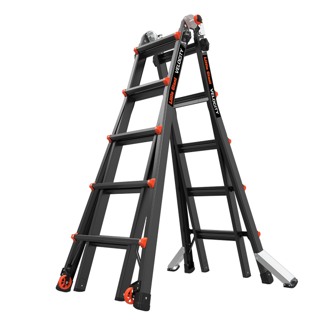 Velocity Black Pro vouwladder - 4 x 5 sporten