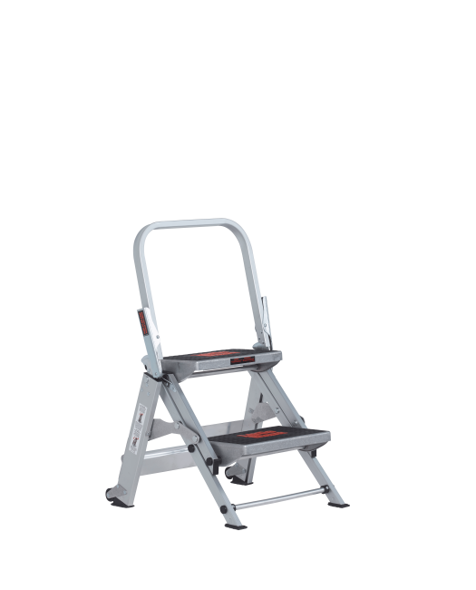 Safety Step enkel oploopbare trap - 2 treden