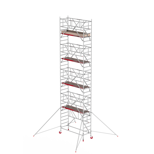 RS TOWER 41 PLUS-S rolsteiger - 10.20 m werkhoogte - 0.90 m breed - 2.45 m houten platform - Safe-Quick®
