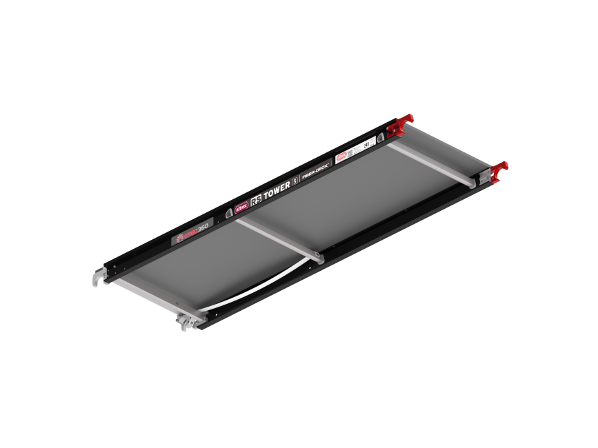 Plate-forme Fiber-Deck® - 1.85 m longueur sans trappe - RS TOWER 5