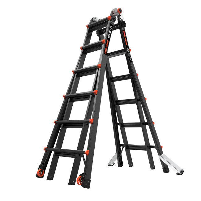Velocity Black Pro vouwladder - 4 x 6 sporten