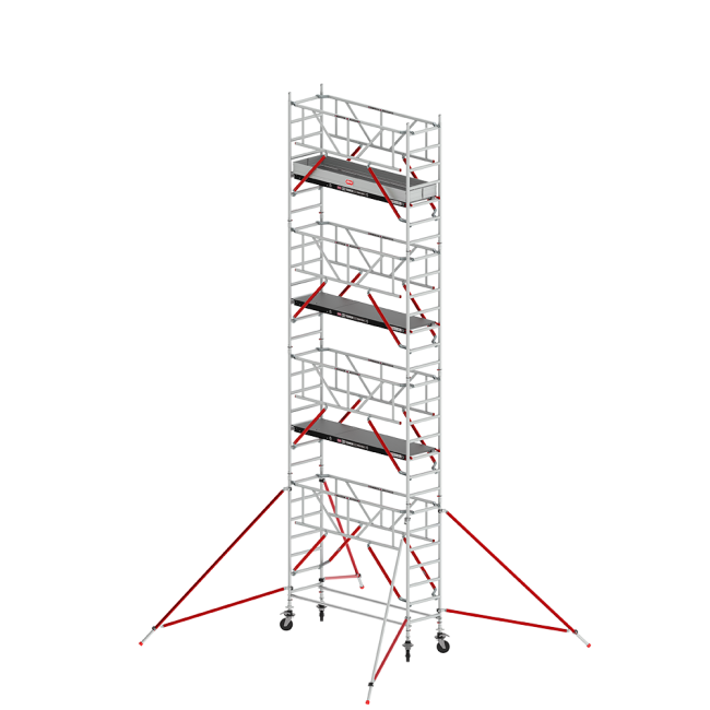 RS TOWER 51-S rolsteiger - 9.20 m werkhoogte - 0.75 m breed - 2.45 m Fiber-Deck® platform - Safe-Quick®