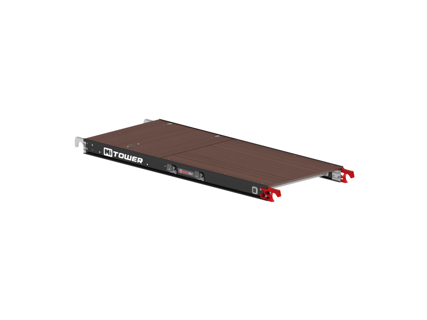 Plataforma de madera - 1.65 m longitud con trampilla - MiTOWER PLUS