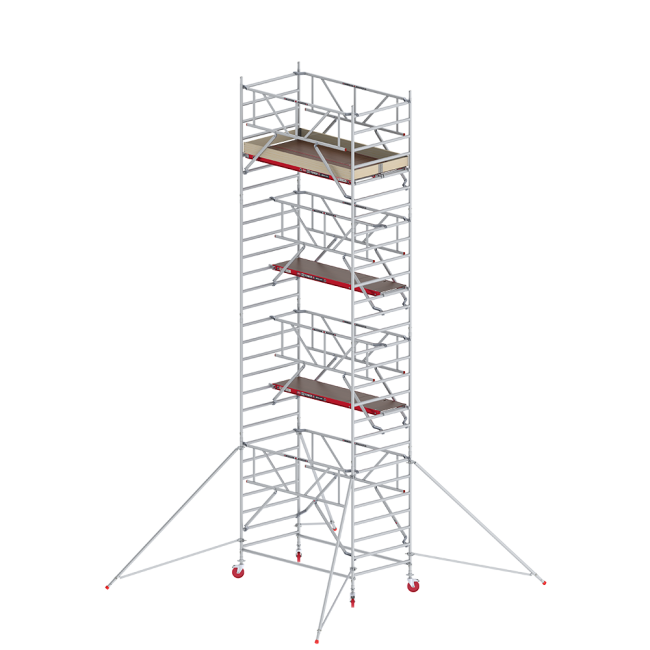 RS TOWER 42-S rolsteiger - 9.20 m werkhoogte - 1.35 m breed - 2.45 m houten platform - Safe-Quick®