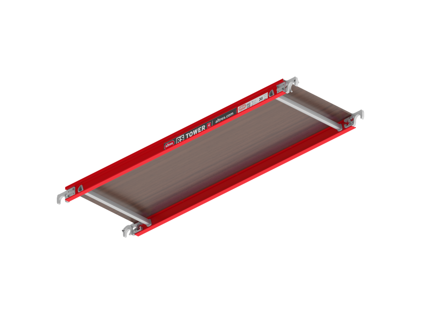 Houten platform - 1.85 m lengte zonder luik - RS TOWER 4