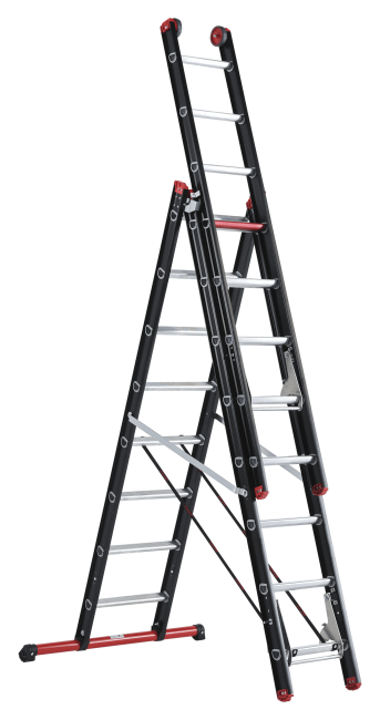 Mounter échelle transformable - 3 x 8 échelons