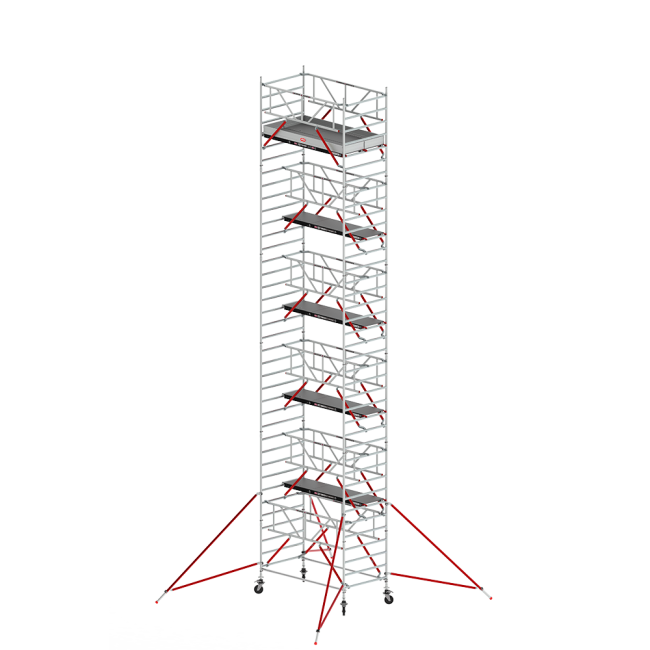 RS TOWER 52-S andamio - 12.20 m altura de trabajo - 1.35 m ancho - 2.45 m Fiber-Deck® plataforma - Safe-Quick®
