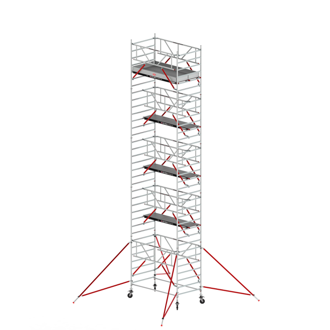 RS TOWER 52-S andamio - 11.20 m altura de trabajo - 1.35 m ancho - 2.45 m Fiber-Deck® plataforma - Safe-Quick®