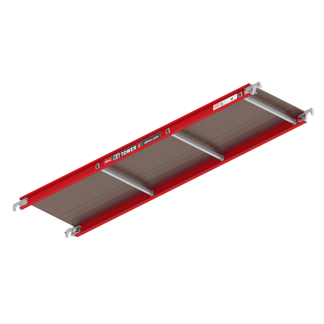 Houten platform - 2.45 m lengte zonder luik - RS TOWER 4