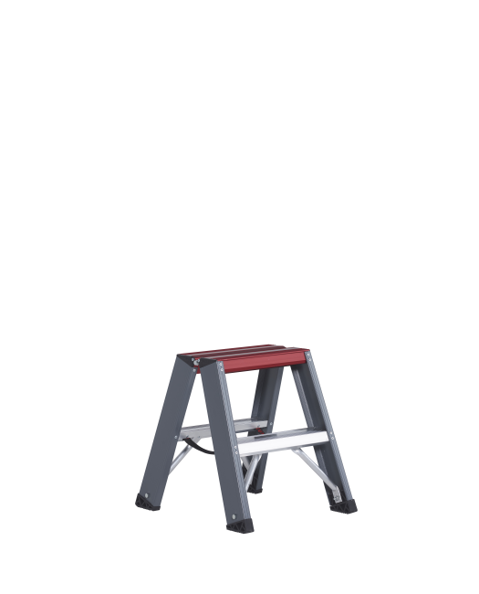 Falco dubbel oploopbare trapladder (FDO) - 2 treden