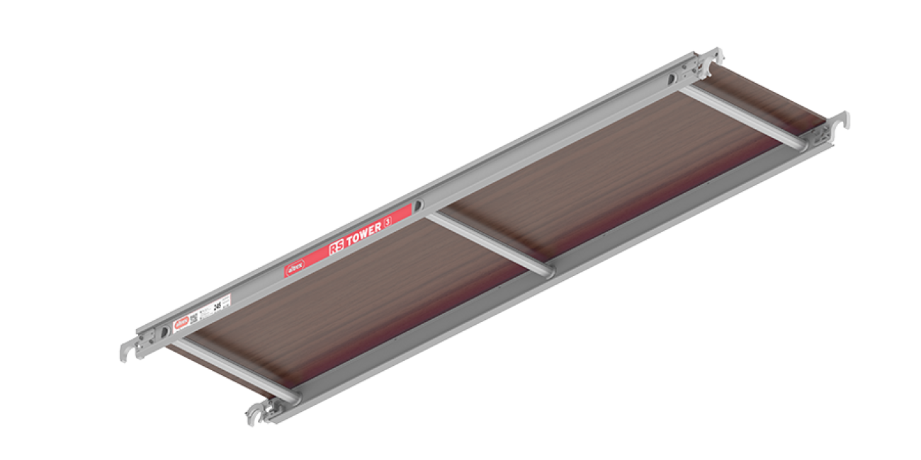 Houten platform - 3.05 m lengte zonder luik - RS TOWER 5
