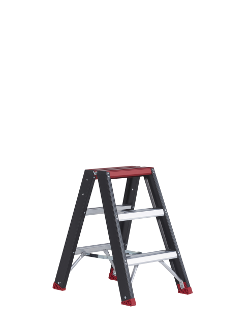 Taurus dubbel oploopbare trapladder (TDO) - 3 treden