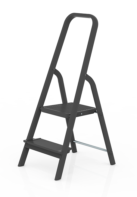 Grand Step Black huishoudtrap 2-treeds