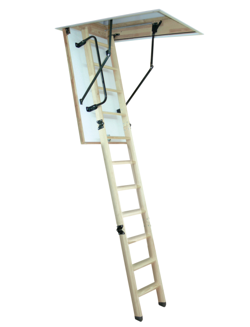 Woodytrex De Luxe loftladder - 1.20 x 0.70 m container size