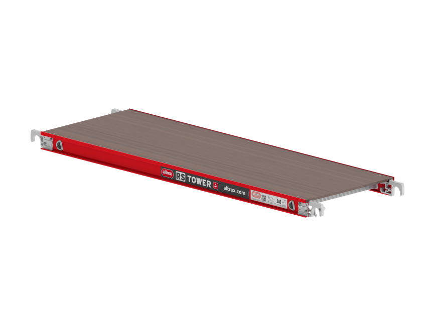 Houten platform - 1.85 m lengte zonder luik - RS TOWER 4