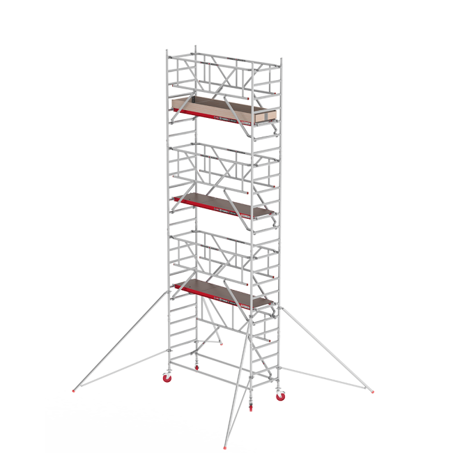 RS TOWER 41 PLUS-S rolsteiger - 8.20 m werkhoogte - 0.90 m breed - 2.45 m houten platform - Safe-Quick®