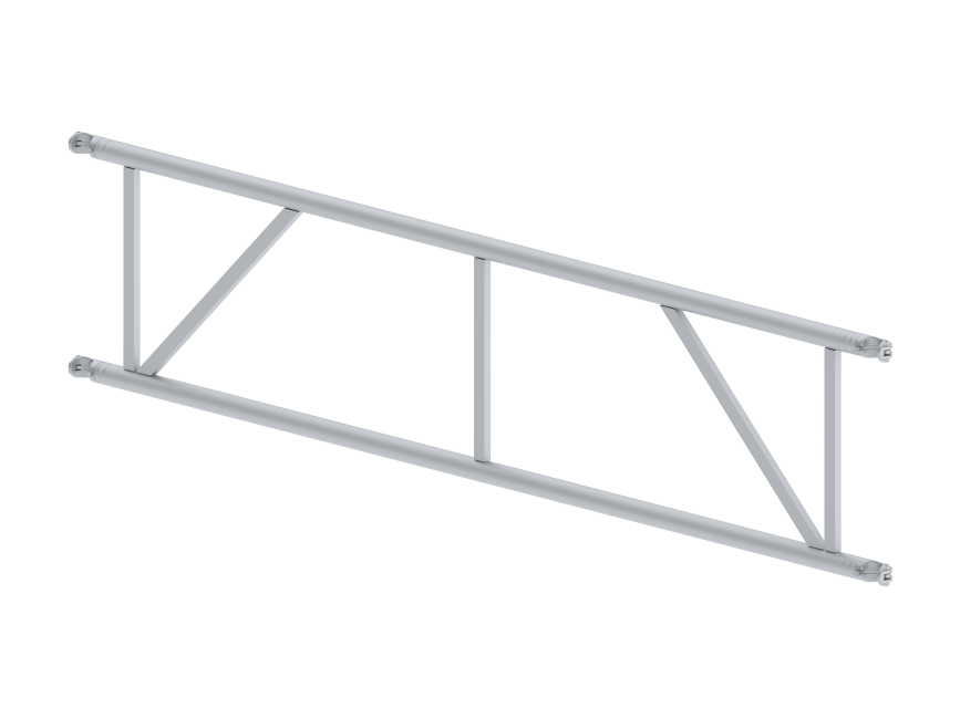 Double guardrail brace - 2.45 m length - RS TOWER 5