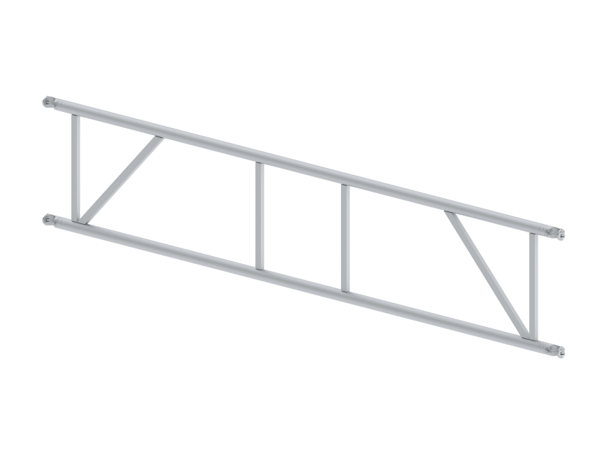 Double guardrail brace - 1.65 m length - MiTOWER PLUS