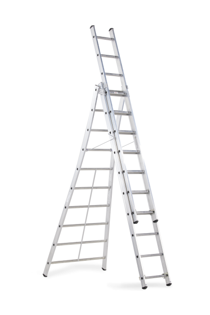 Kibo combination ladder - 3 x 10 rungs