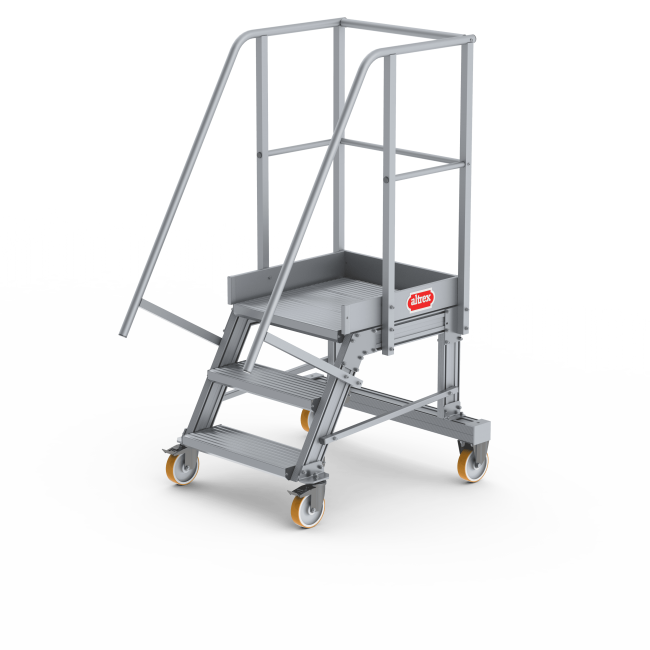 Bordestrap - 60° hellingshoek - 3 treden