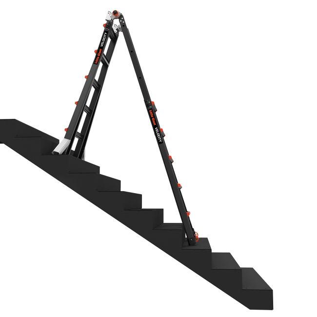 Velocity Black Pro vouwladder - 4 x 5 sporten