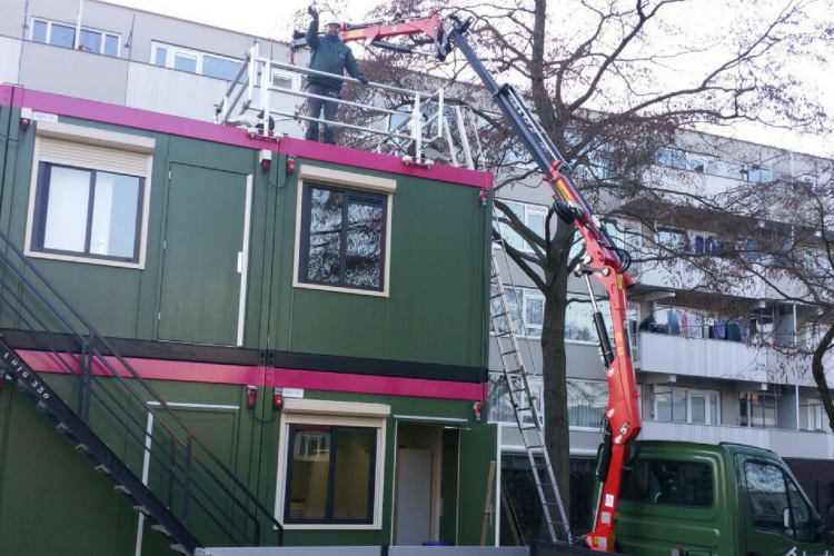 Verrijdbare dakrandbeveiliging materieeldiensten