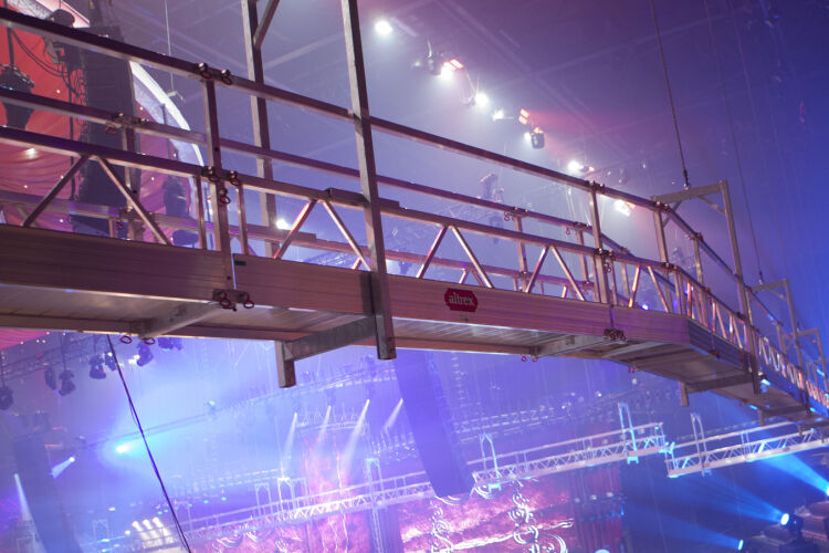 Altrex Hangbrug voor concert